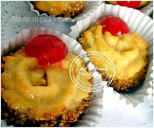 Petits fours aux graines de sésames 011