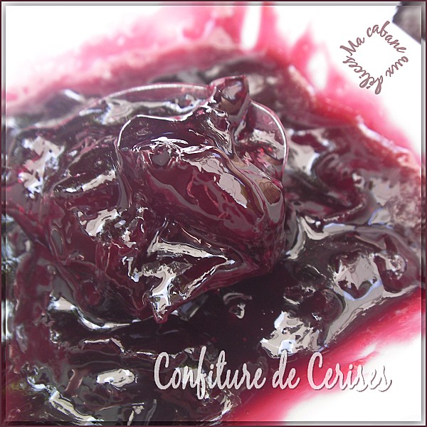 Confiture de cerises avec bigarreaux noirs du jardin Recettes faciles