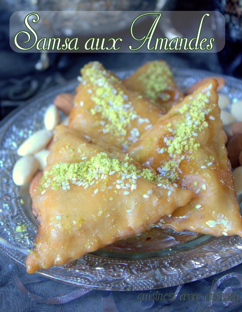 Samsa bel adjina triangle aux amandes pate maison