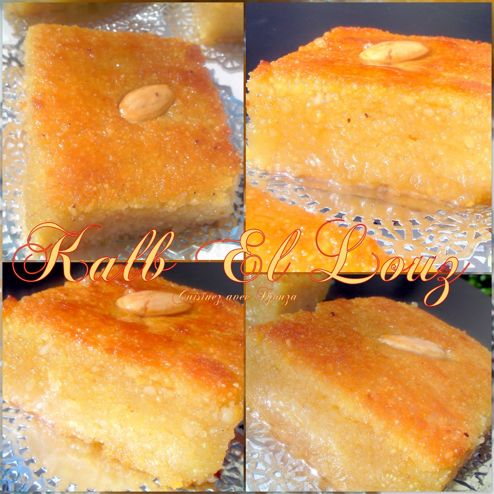 Kalb el louz au yaourt ou lben recette facile | La cuisine de Djouza