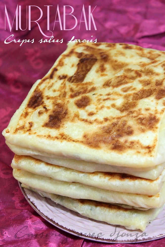 Murtabak crepe salée, recette indienne