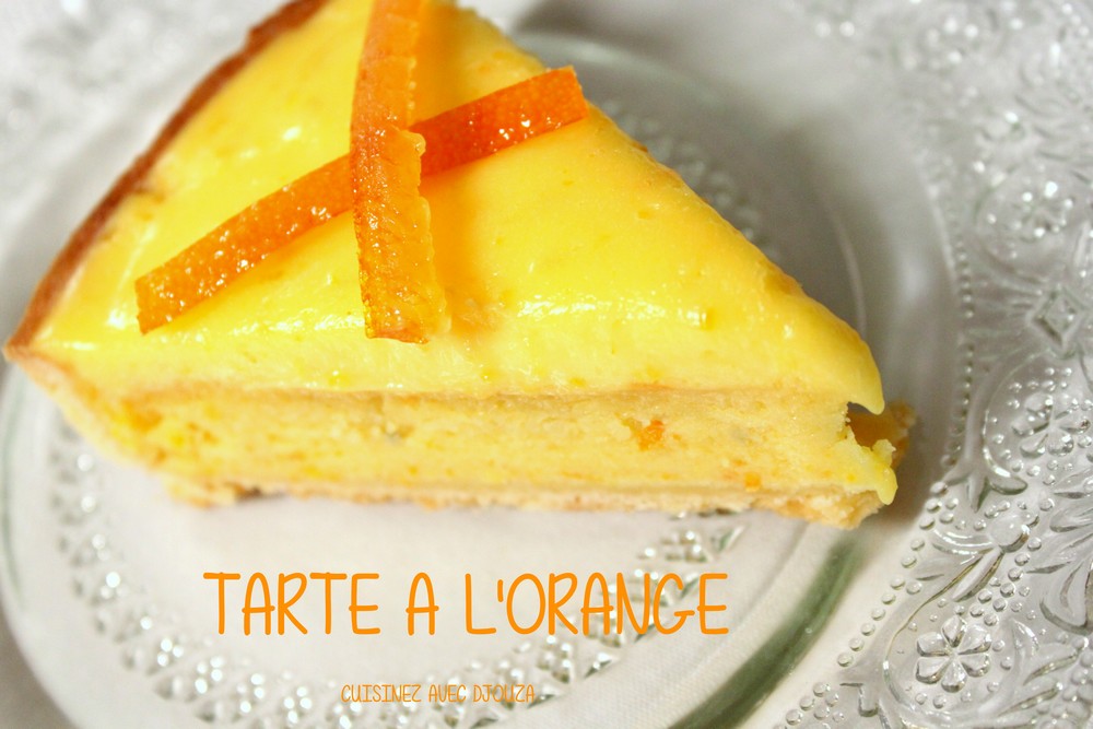 Tarte Crémeuse A Lorange Recettes Faciles Recettes Rapides De Djouza 