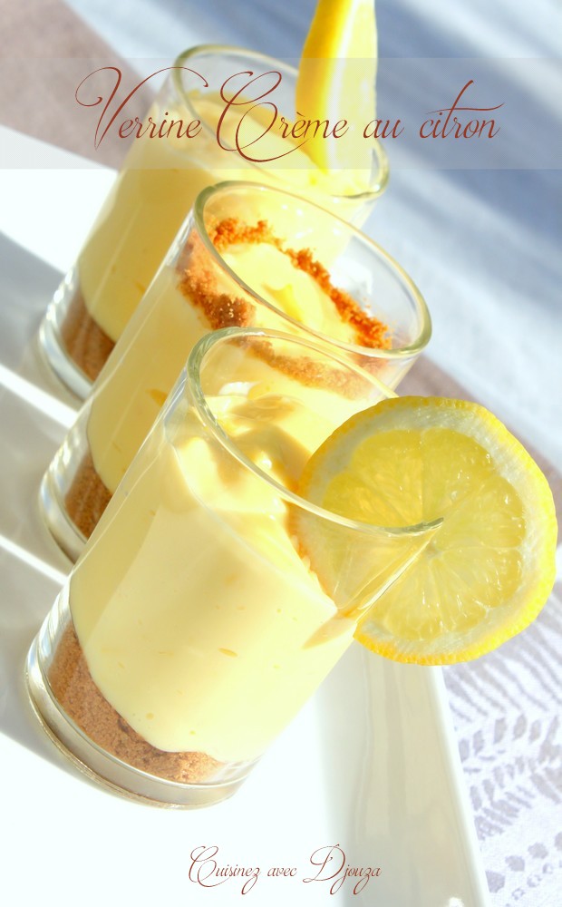 verrine speculoos crème au citron fromage philadelphia