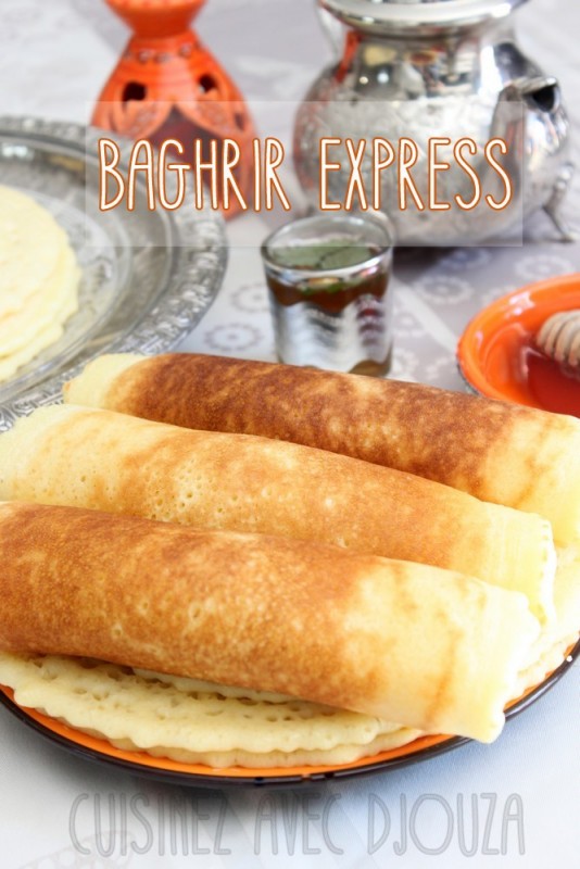 Baghrir express crepe au blender La cuisine de Djouza