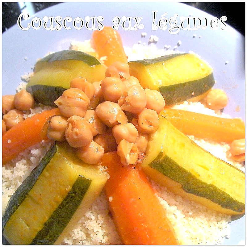 Couscous algérien aux légumes Recettes faciles, recettes rapides de
