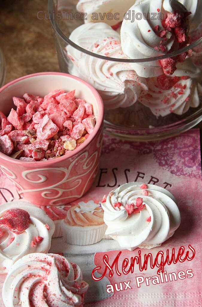 Meringues Suisses Aux Pralines