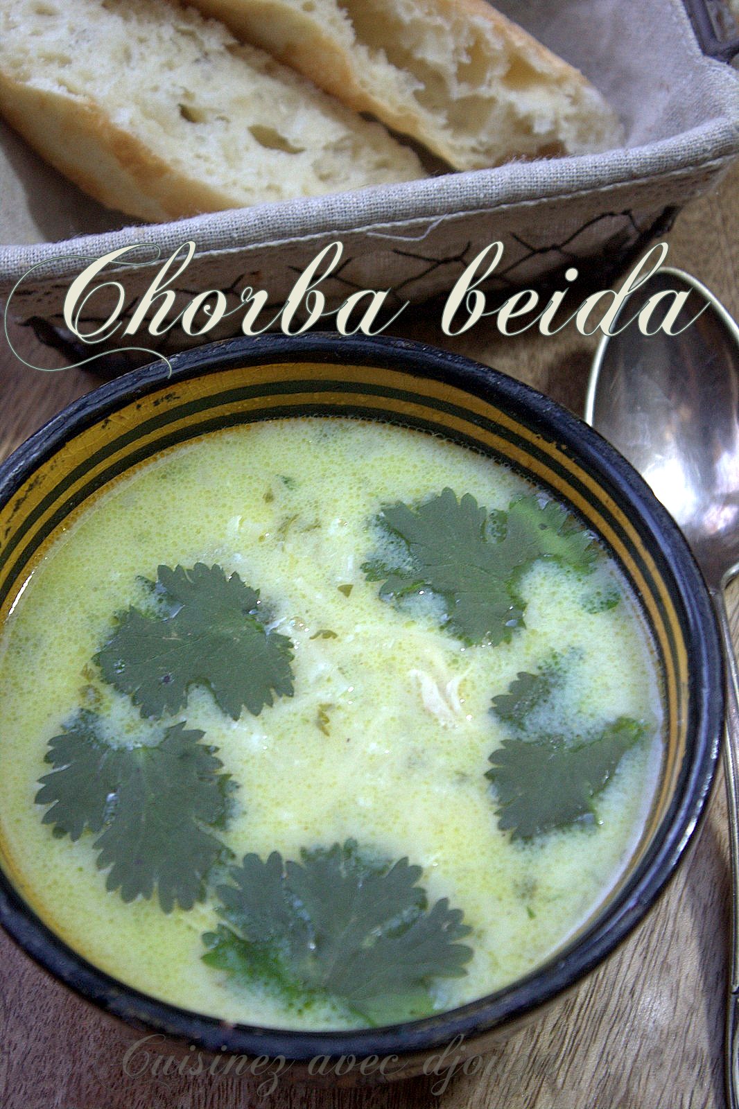 Chorba beida algéroise au poulet