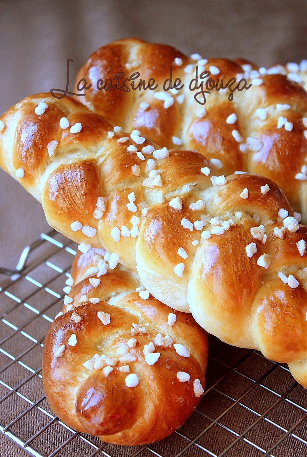 Recette Brioche Tress E Natte Au Sucre Perle Recettes Faciles