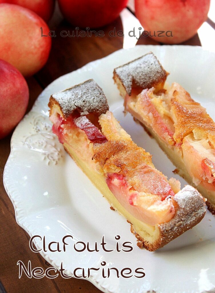 Clafoutis Nectarines Blanches Et Amandes