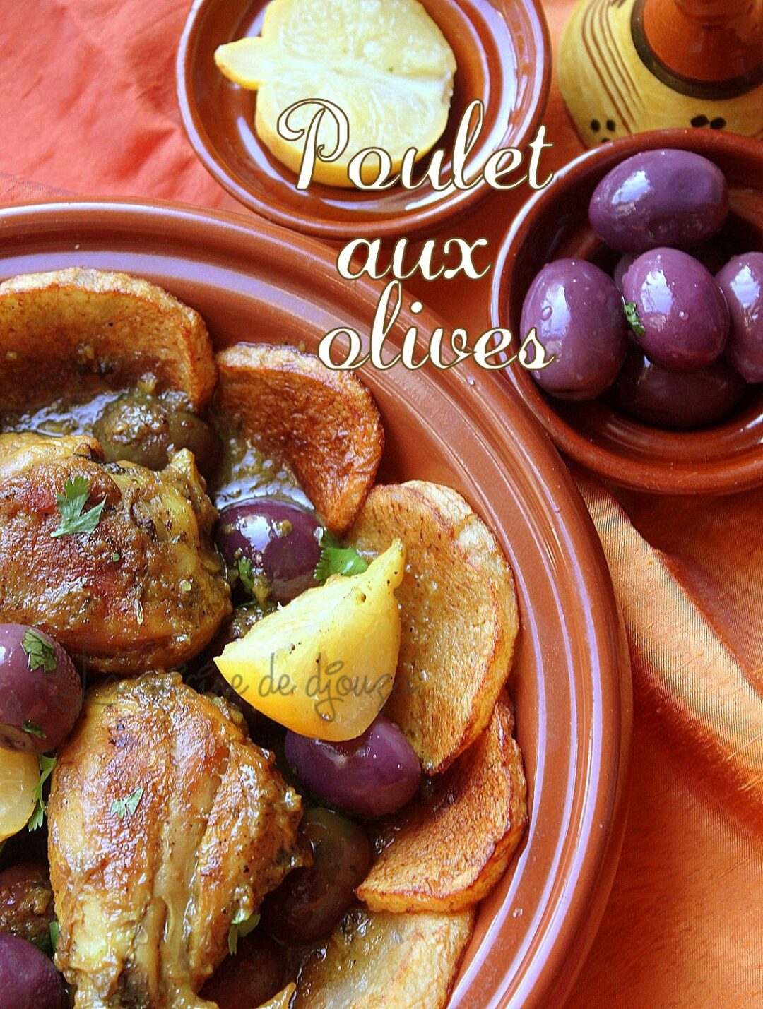 Tajine zitoune au poulet et citron confit à la marocaine