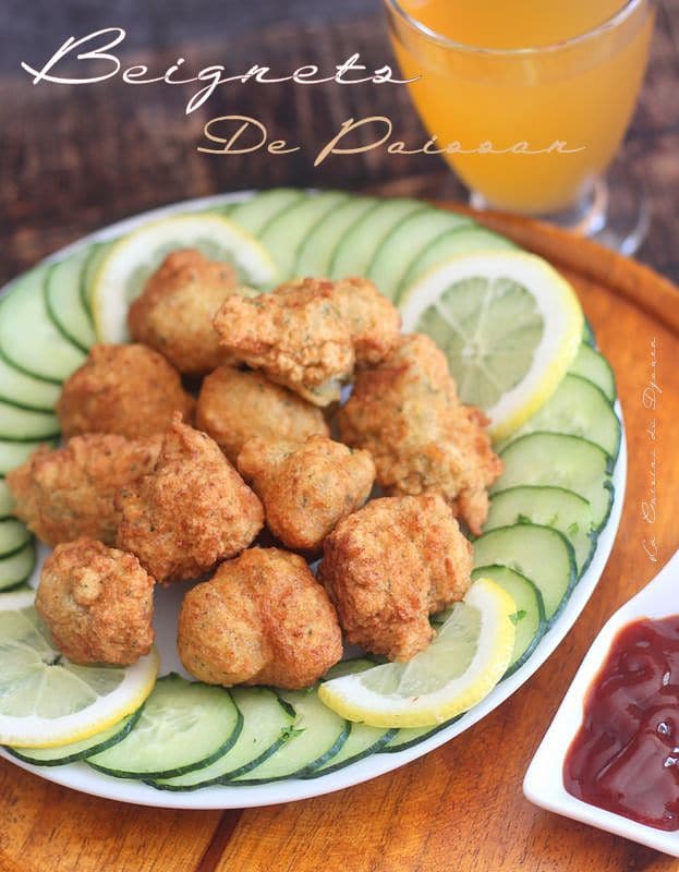 Beignets de poisson blanc