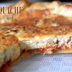 Quiche au thon et tomates