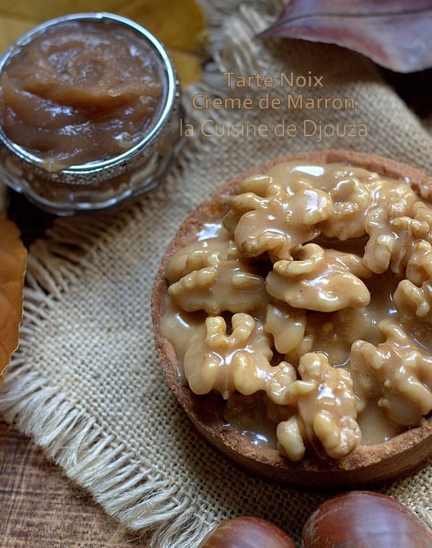 tarte gourmande crème de marron