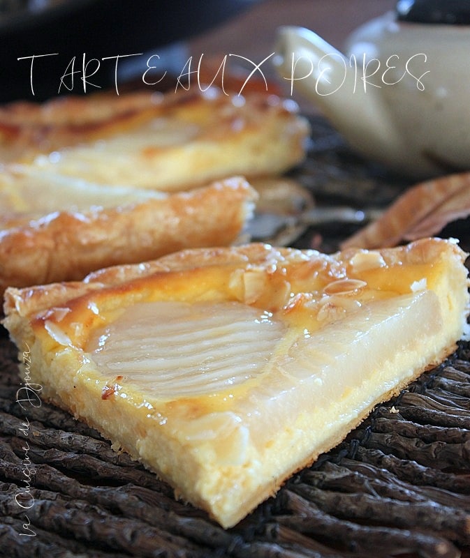 Tarte aux poires au sirop