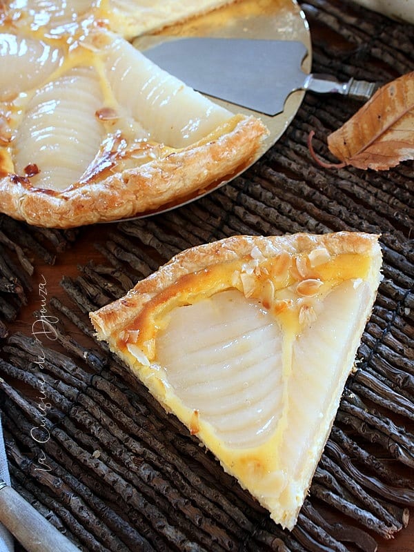 Tarte aux poires au sirop