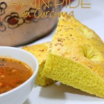 Pain pide turc au curcuma