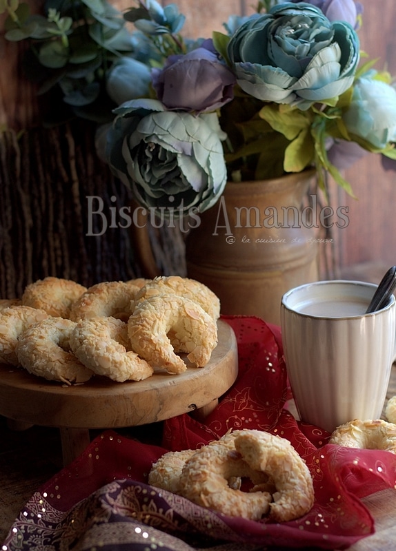 Recette de biscuits secs aux amandes