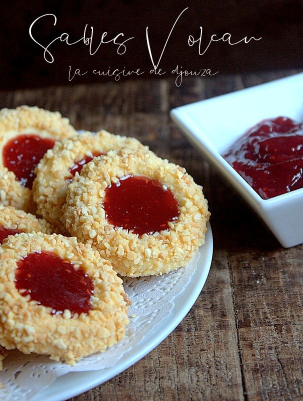 Sables confiture et amandes les volcans