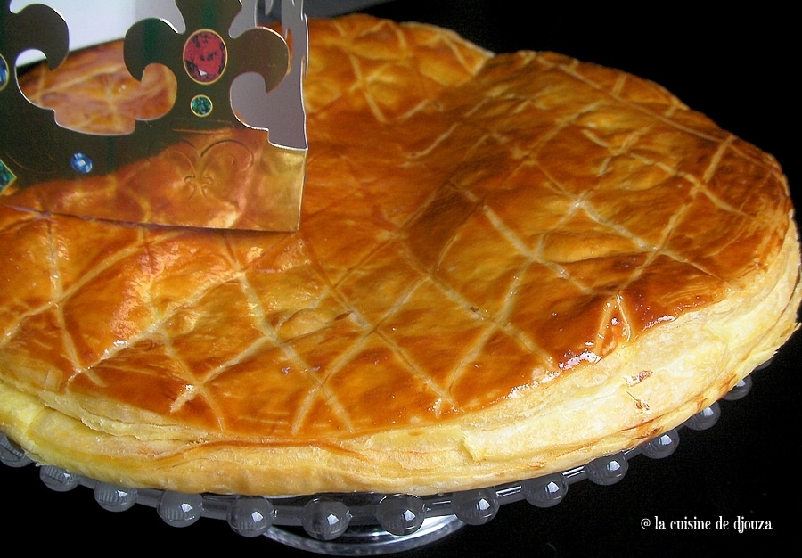 Galette des rois à la crème damande