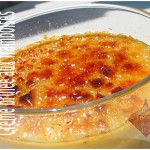 Crème brulée aux framboises