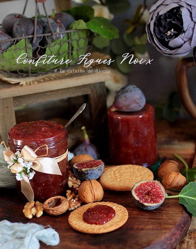 Confiture de figues aux noix moulues