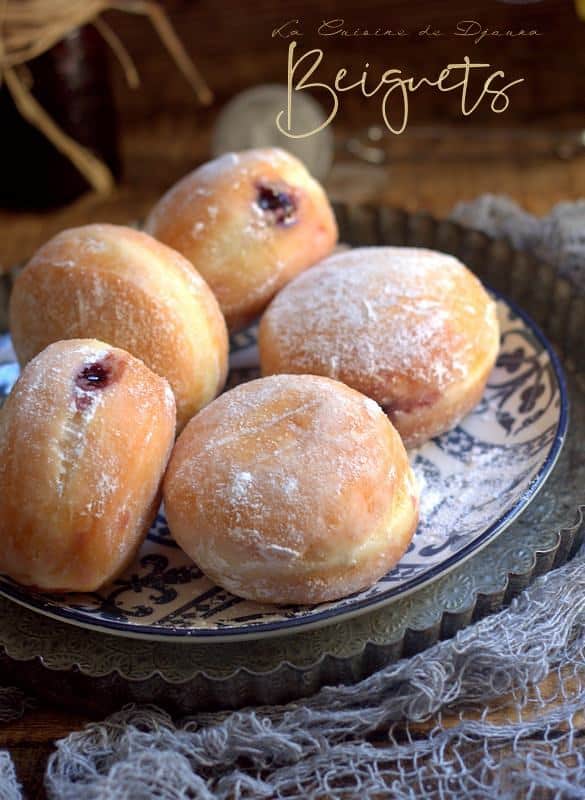 Pâte à Beignets ou donuts à la confiture