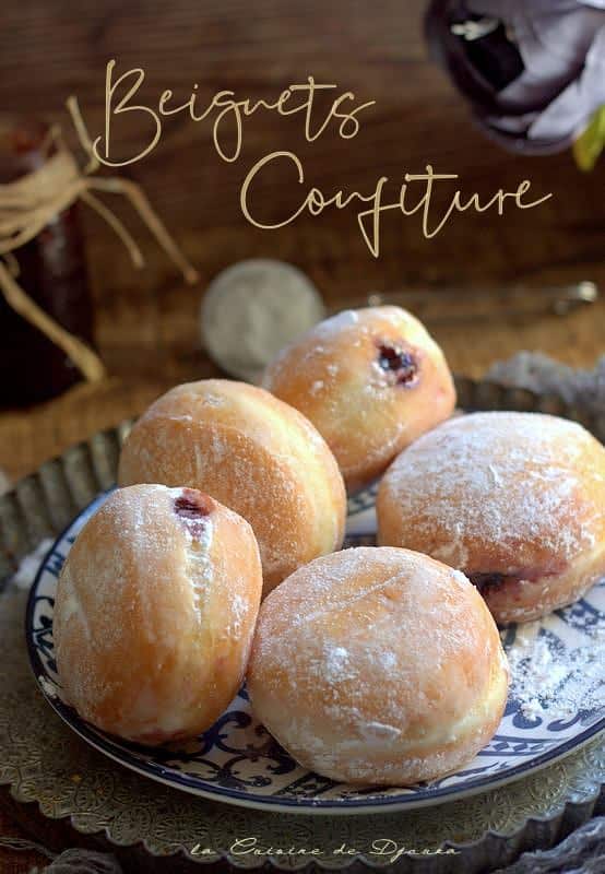 recette boules de berlin à la confiture