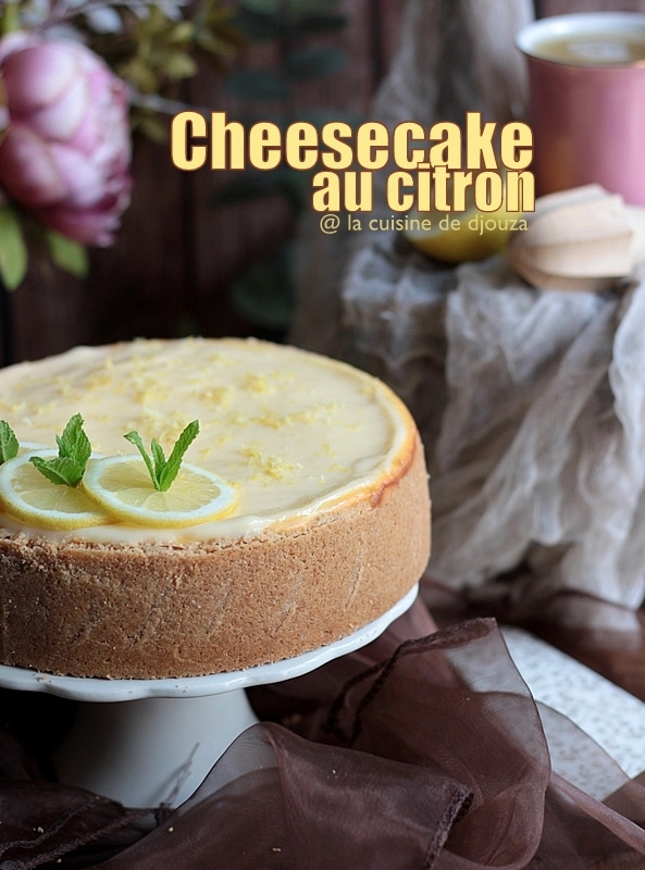 Cheesecake new-yorkais au citron