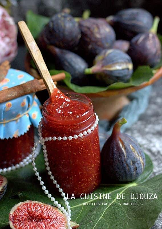 Recette de confiture de figue cannelle