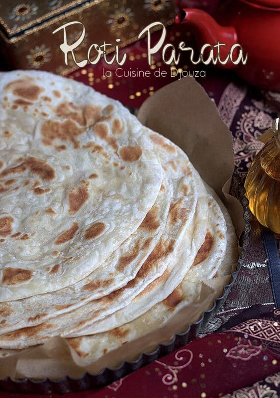 Galettes Roti Prata ou roti parata Mauriciennes