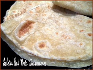 Galette roti prata mauricienne