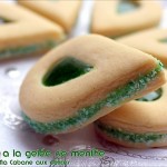 Sablés a la gelee de menthe