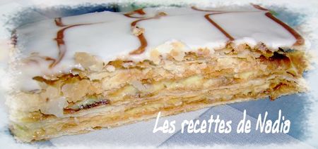 Millefeuille express à la pâte feuilletée à déroulker