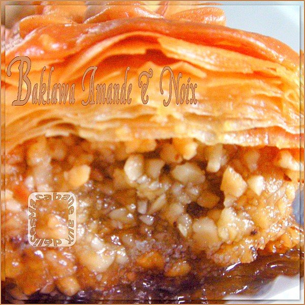 Baklawa amandes et noix photo 4