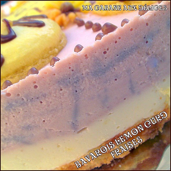 Bavarois Lemon curd fraise photo 5