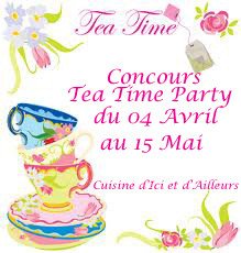 Concours Tea Time Party - 04 Avril au 15 Mai