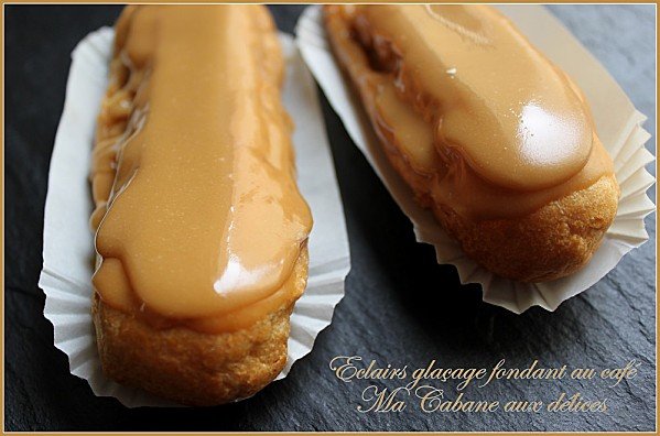 Eclair glaçage fondant maison cafe photo 1