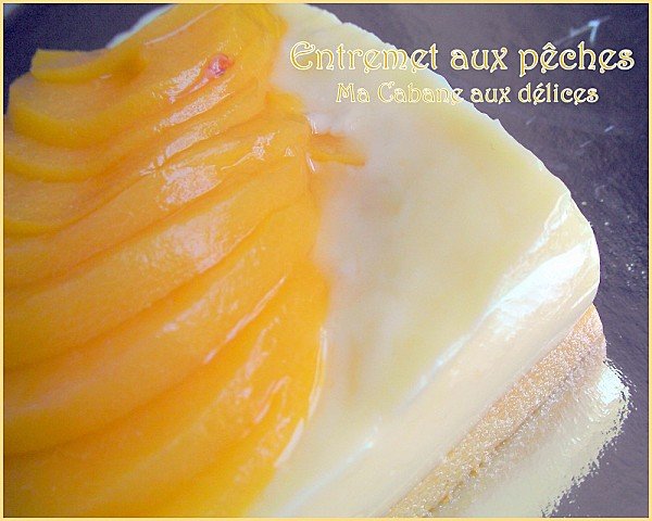 Entremet aux peches photo 5