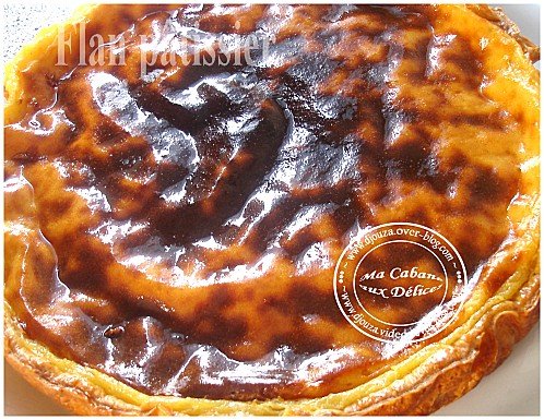 Flan patissier express a la pâte feuilletée