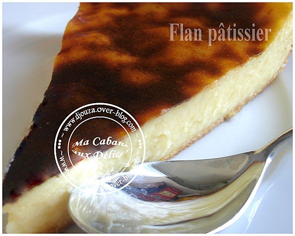 Flan patissier express avec une pâte feuilletée