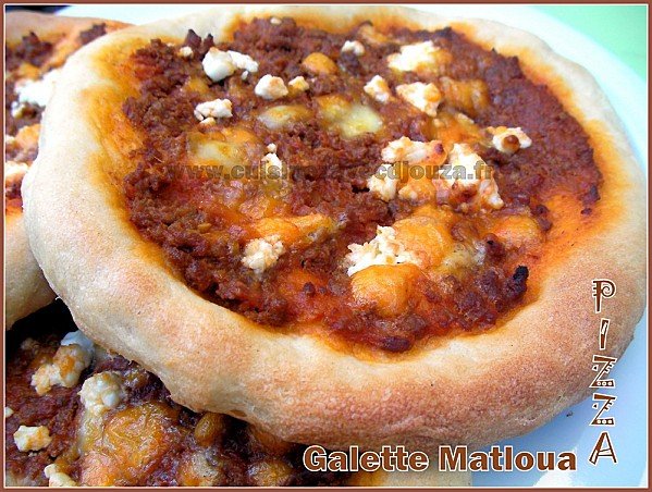 Galette Matloua pizza photo 1