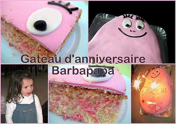 Gâteau d'ophélia anniversaire 2012