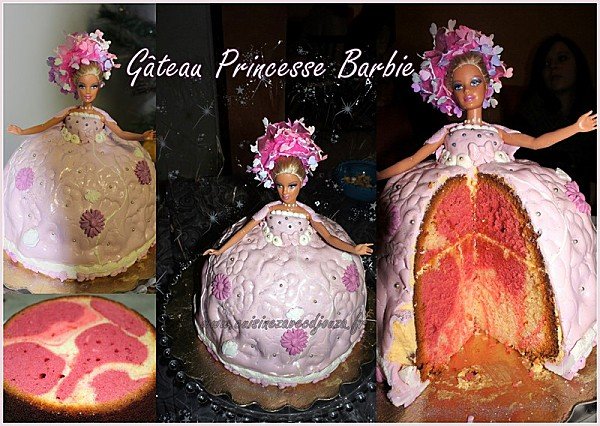 Gateau barbie pate à sucre photo 3