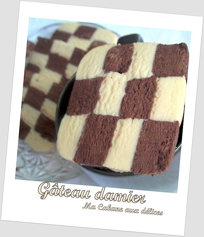 Gateau damier photo 1