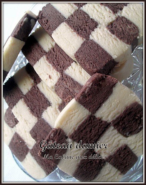 Gateau damier photo 2