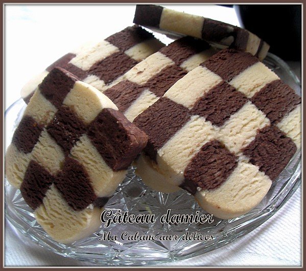 Gateau damier photo 3