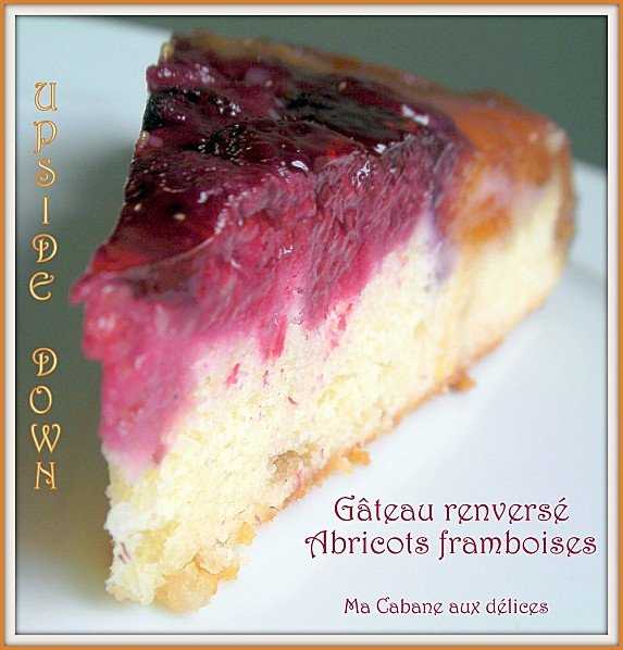 Gateau renverse framboises abricots photo 1