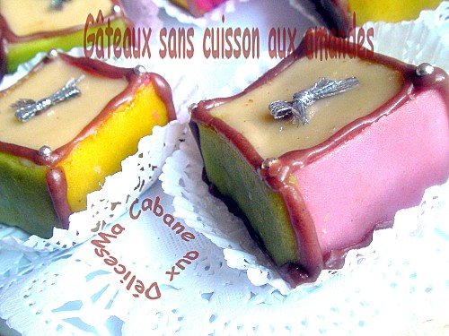 Gateaux sans cuisson paquet cadeau