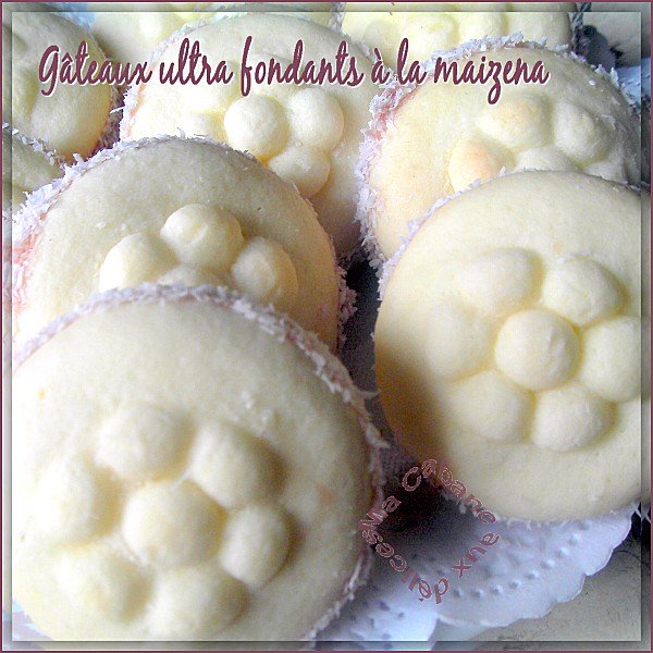 Gâteaux Secs Ultra Fondants à la Maïzena