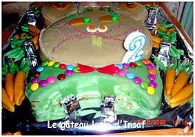 Gateau anniversaire lapin